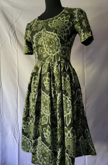 lularoe fit and flare dress Zara Embroidered Women's Dress – The Curio Collected main image 0